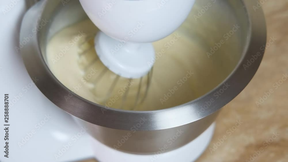Kneading dough in a food processor. Kneading dough in a food processor.