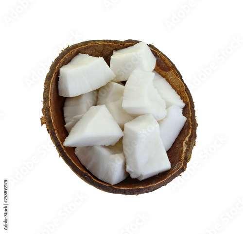 coconut isolated on white background