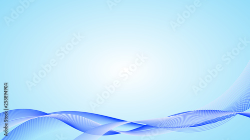 Abstract color wave vector.Beautiful curve or smoke design background vector.