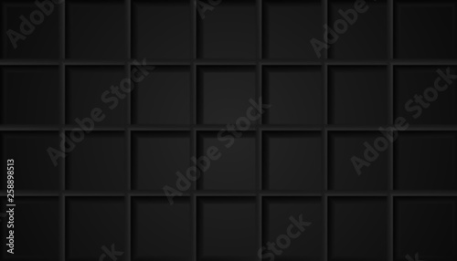 Abstract Back Vector Background or Dark Texture with Squares