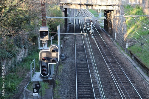 FEUX DE SIGNALISATION FERROVIERE photo