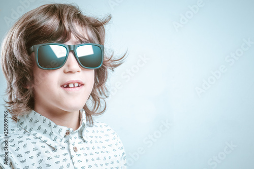 Kid with sunglasses 