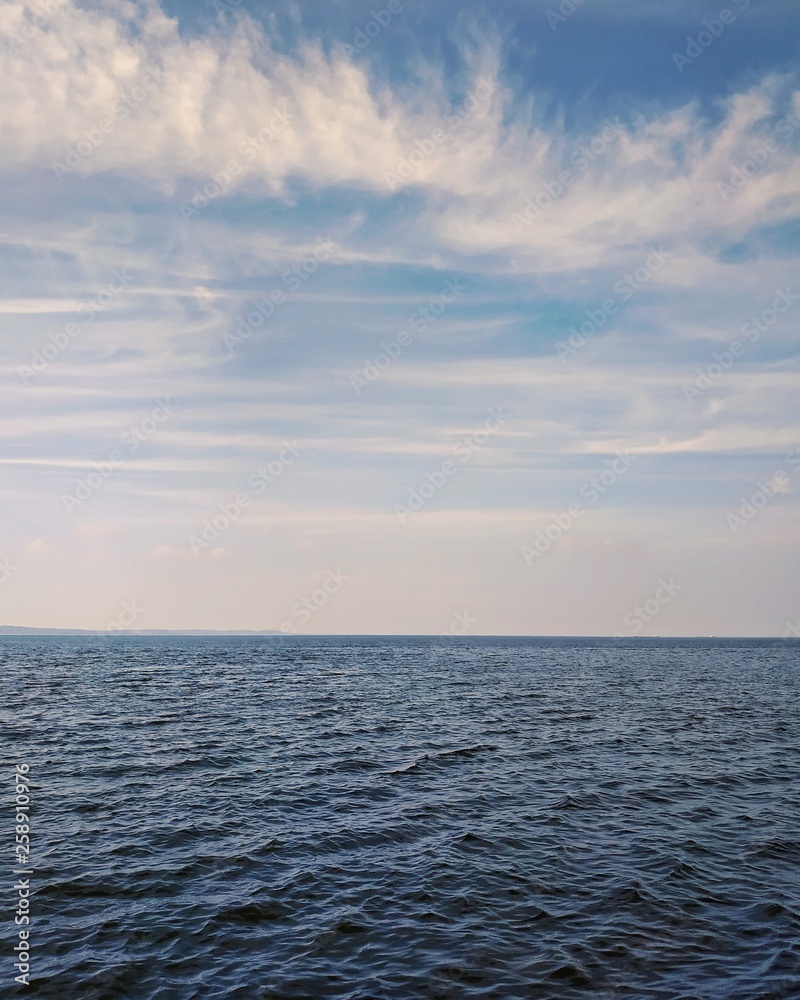 sea and blue sky