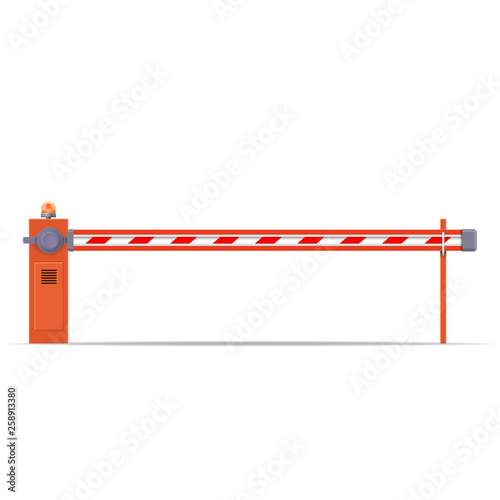 closed car barriers