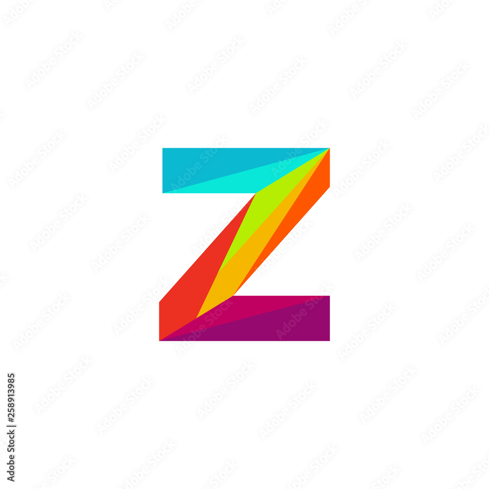 Modern and colorful from letter Z logo design concept Modern and colorful from letter Z logo design concept