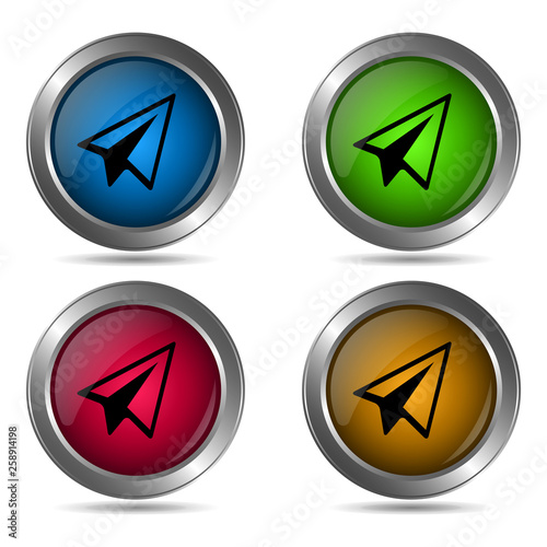 Free Download Message icon. Set of round color icons. - GFXLoad