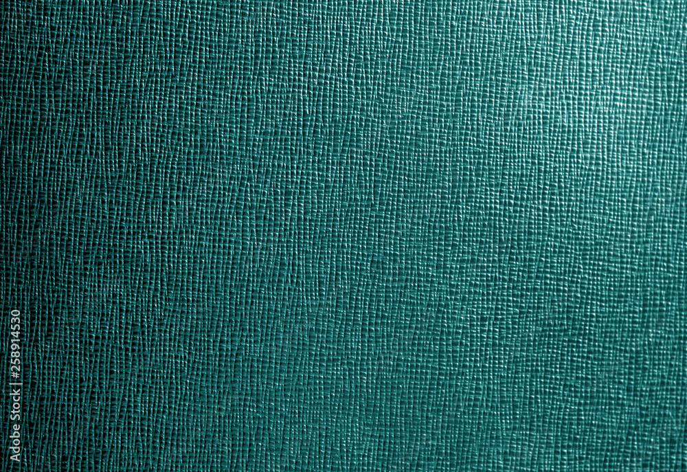 Leather with abstract pattern in cyan color. Leather with abstract pattern in cyan color.