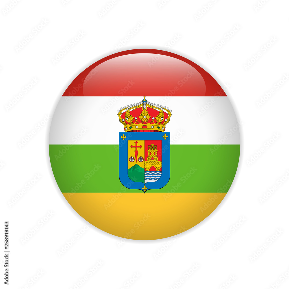 Flag La Rioja button