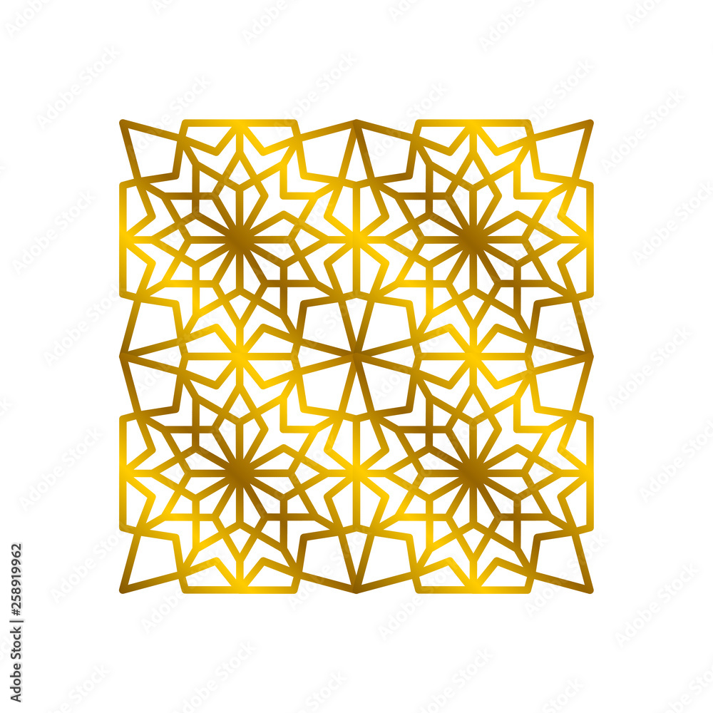 Pattern Geometric Islamic Background Template Vector Art Pattern Geometric Islamic Background Template Vector Art