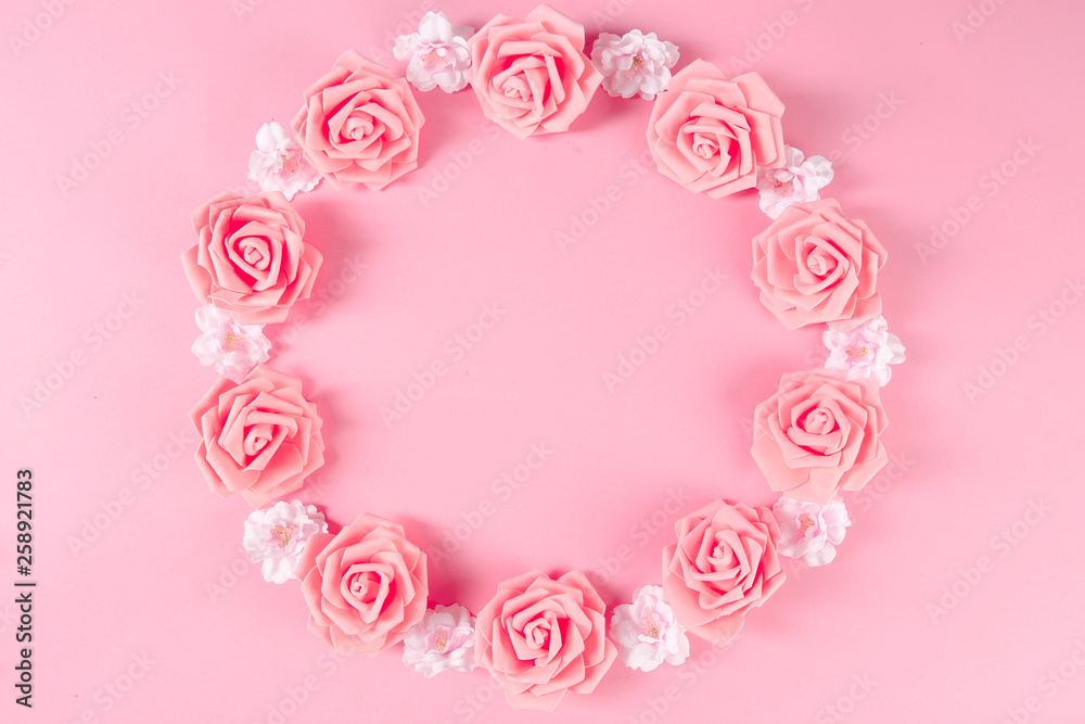 Frame with flowers. Frame with flowers.