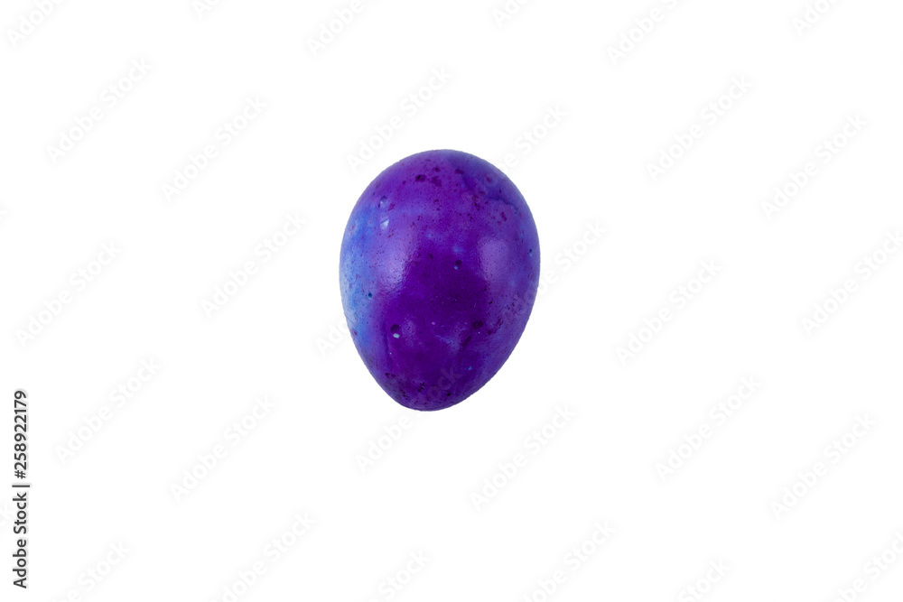 Colorful handmade easter egg isolated on a white background Colorful handmade easter egg isolated on a white background