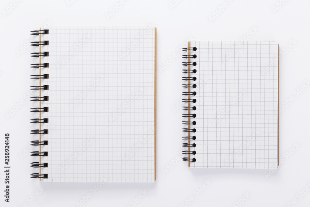 paper notebook or pad at white background paper notebook or pad at white background