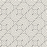 Vector seamless diagonal lines pattern. Modern stylish abstract background. Repeating geometric rounded stripes design.