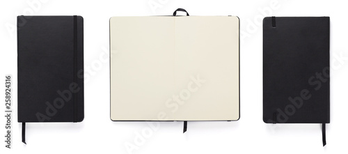 paper notebook or note pad isolated at white photo