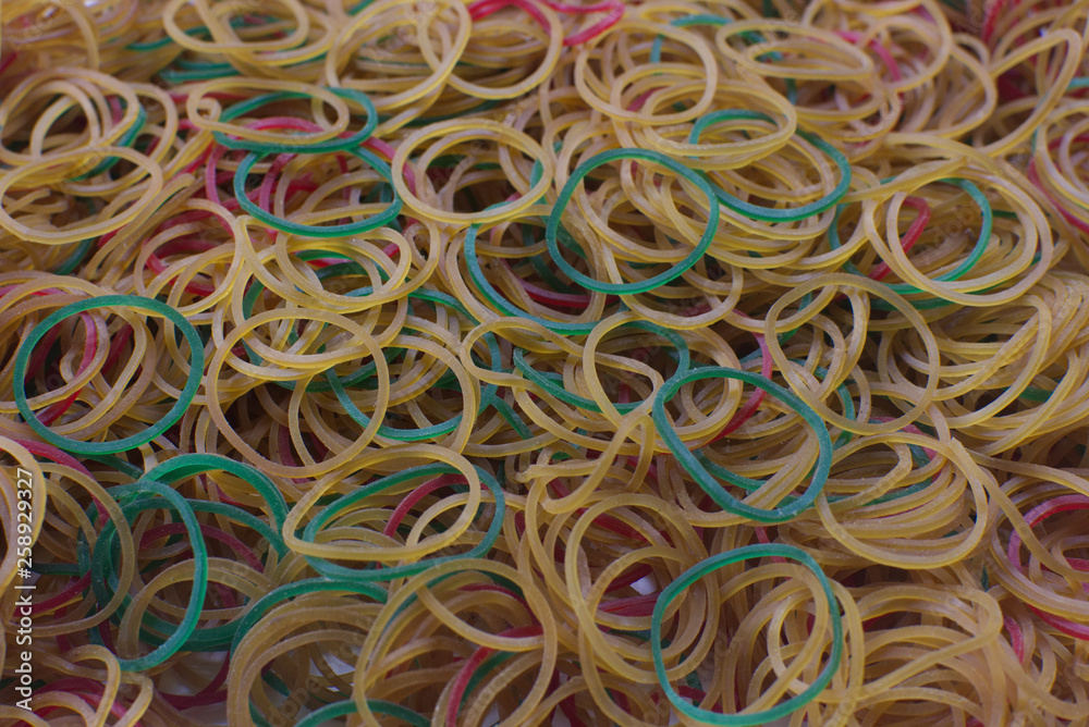 Rubber band colorful