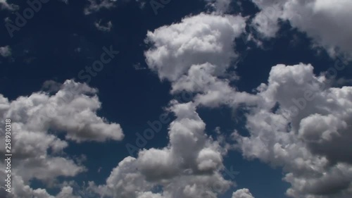 Clouds getting shape - fast moving clouds