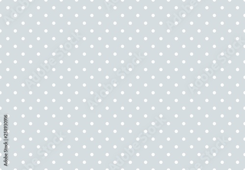 Abstract polka dot seamless pattern background. Blue pattern with circle modern stylish texture. Vector illustration