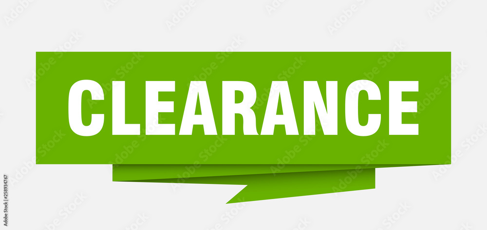 clearance