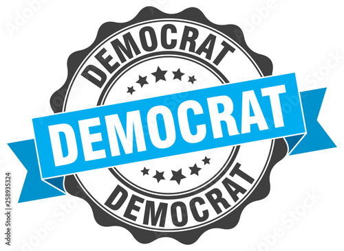 democrat stamp. sign. seal