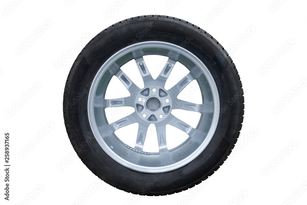 Car Tire isolated on white