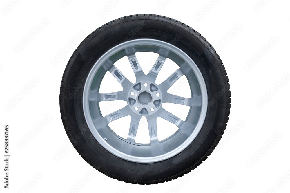 Car Tire isolated on white Car Tire isolated on white