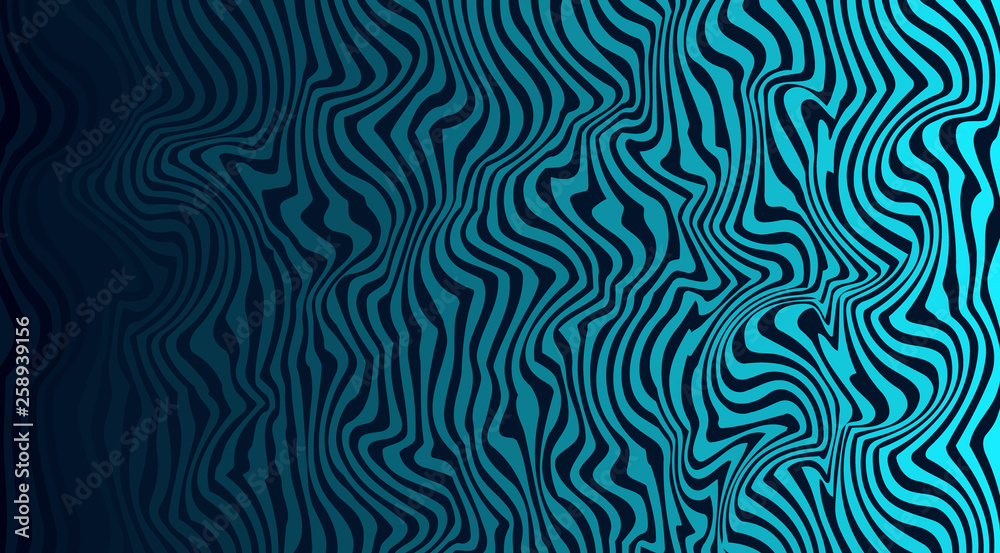 Abstract pattern of wavy lines with a beautiful gradient Abstract pattern of wavy lines with a beautiful gradient