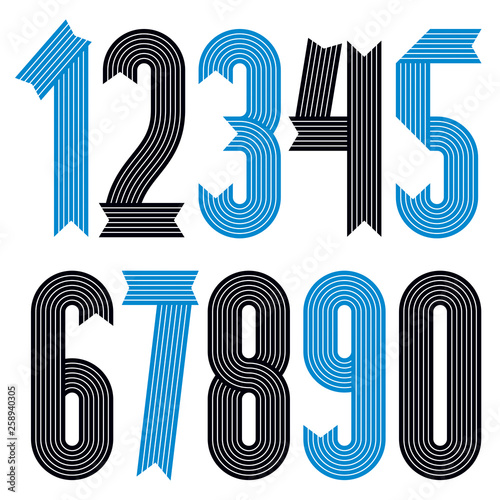 Set of cool stylish vector ...