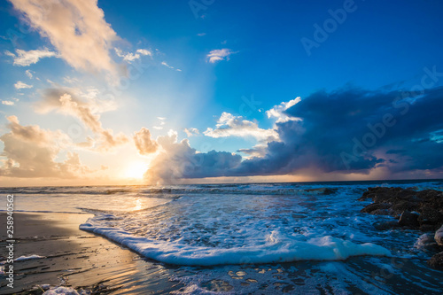 Sunrise on folly beach © jordan