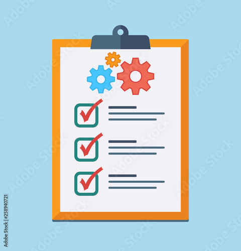 Technical support check list Icon.