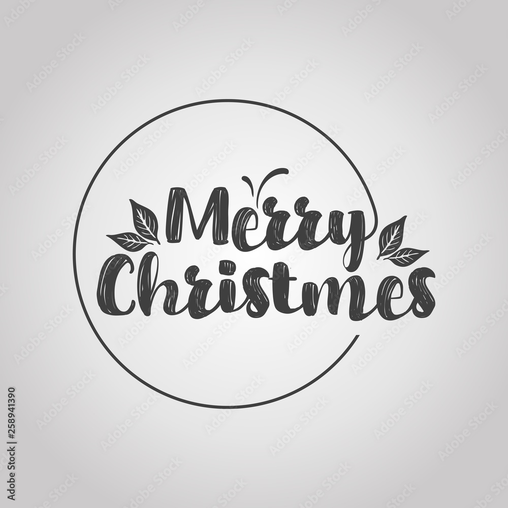 Obraz premium Merry Christmes