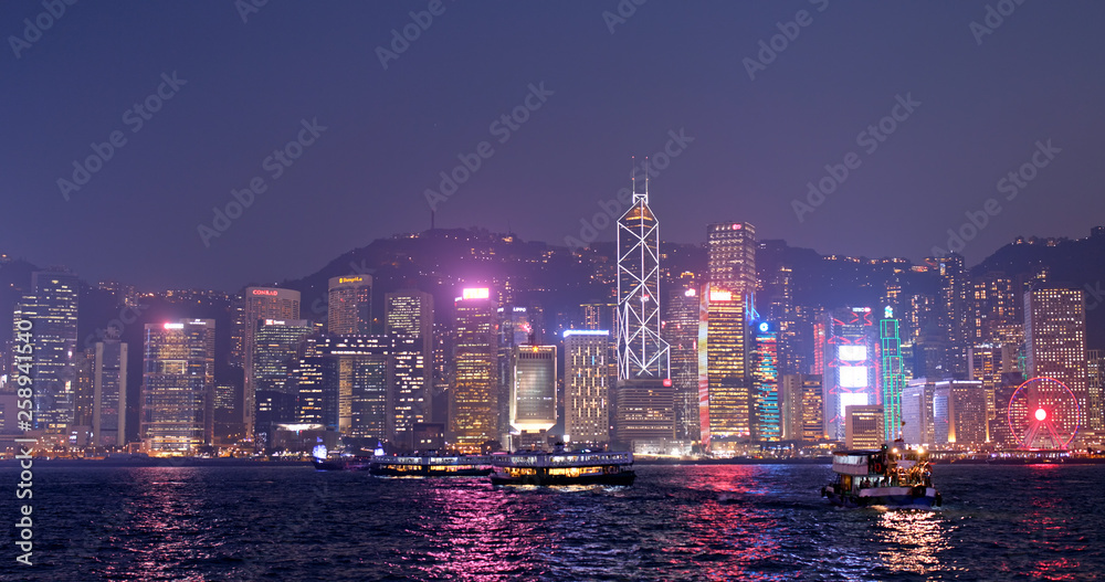 custom made wallpaper toronto digitalHong Kong sunset