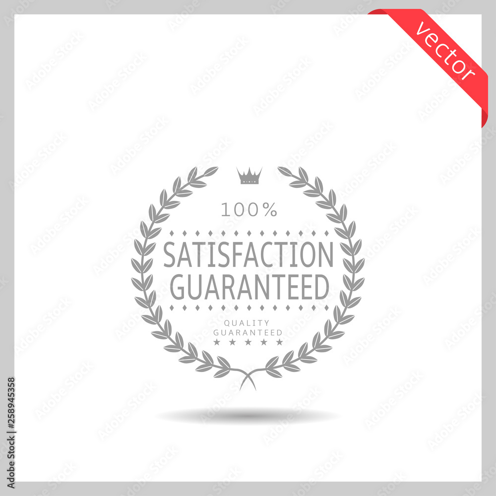 Fototapeta premium Satisfaction guaranteed icon