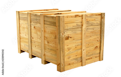 Konstfotografi large wooden shipping box