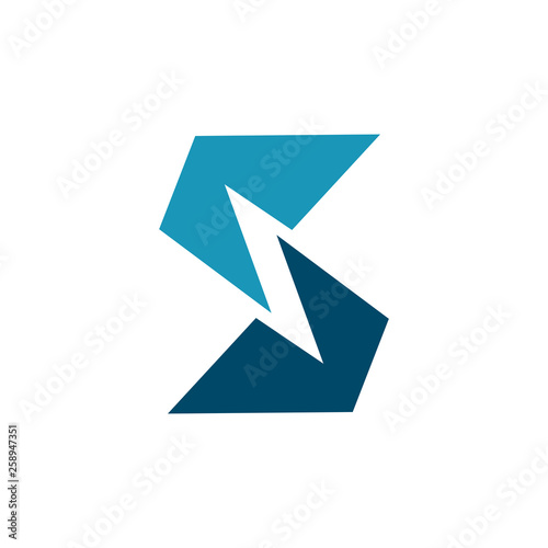 Free Download S letter logo design vector template - GFXLoad