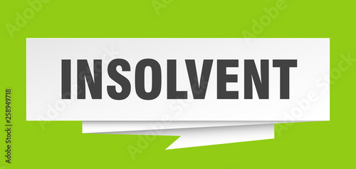 insolvent