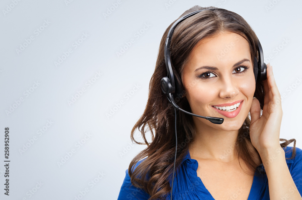 Support phone operator in headset Support phone operator in headset