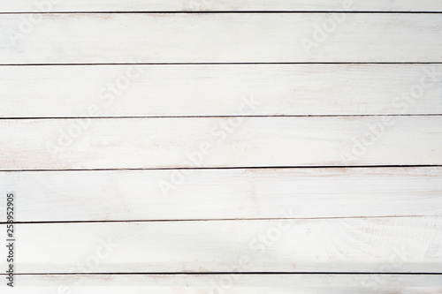vintage white wooden texture for background.
