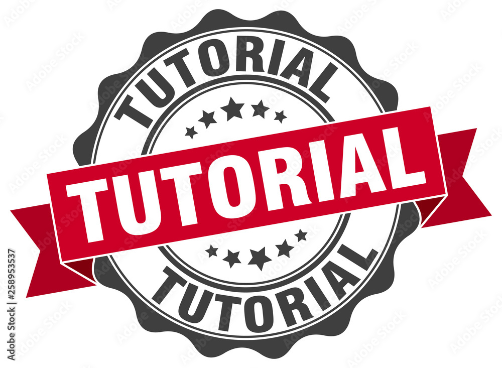 Obraz premium tutorial stamp. sign. seal
