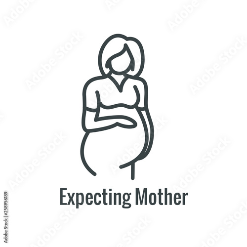 Pediatric Medicine with Baby / Pregnancy Related Icon