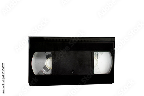 Video tape on white background