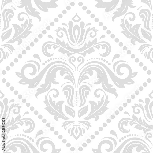 Orient vector classic pattern. Seamless abstract background with vintage elements. Orient background. Light ornament for wallpaper and packaging