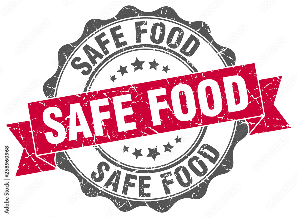 Obraz premium safe food stamp. sign. seal