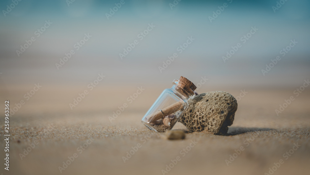 Message In Glass Bottle For Sos Situation Message In Glass Bottle For Sos Situation