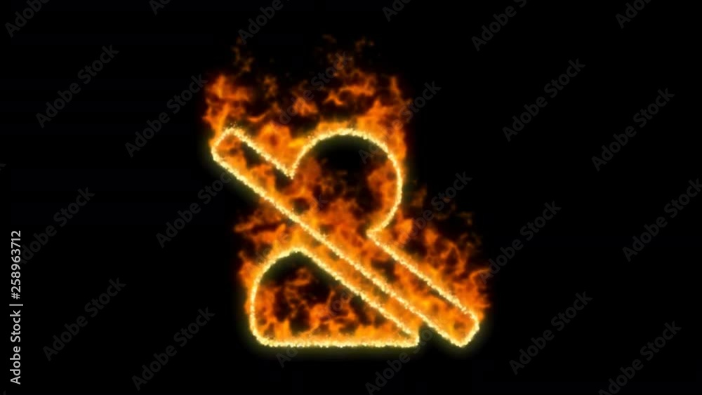 user slash symbol inflames. Then disappears. In - Out loop. Alpha channel Premultiplied - Matted with color black