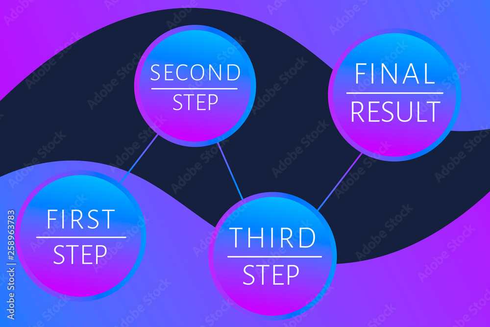 Futuristic Infographic template with 4 options (steps) and place for text. Medicine, science, pharmacology innovation concept for report, banner, business presentation. Vector EPS 10 illustration Futuristic Infographic template with 4 options (steps) and place for text. Medicine, science, pharmacology innovation concept for report, banner, business presentation. Vector EPS 10 illustration
