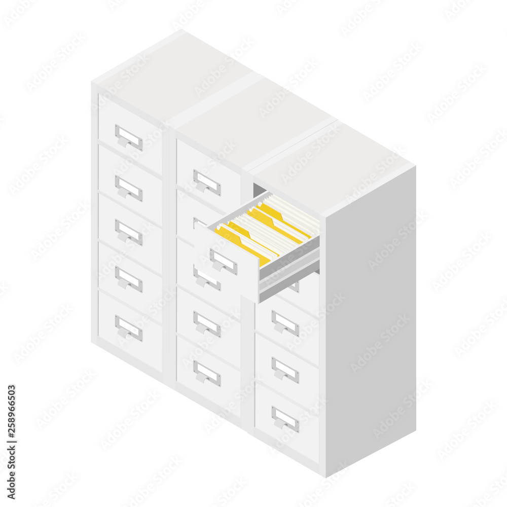 Library or archive reference card catalog