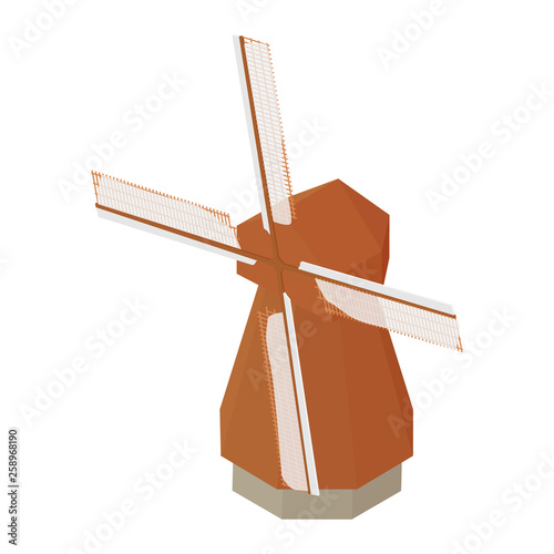 Traditional rural windmill