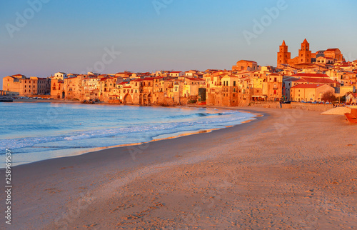 Cefalu. Sicily. Old city.