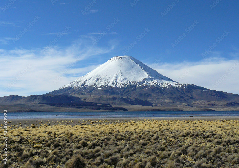 Fototapeta premium Chungarà y Parinacota