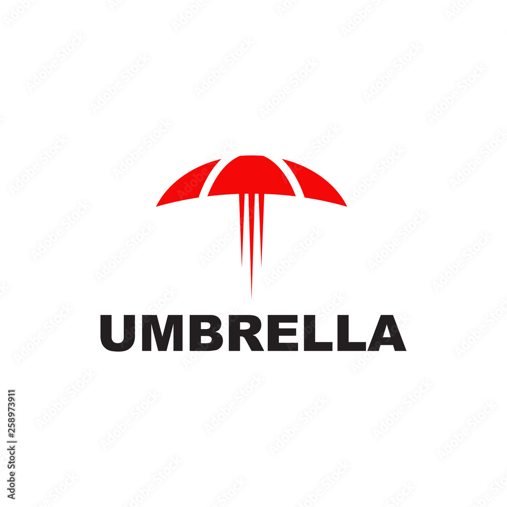 Umbrella logo design vector template Umbrella logo design vector template